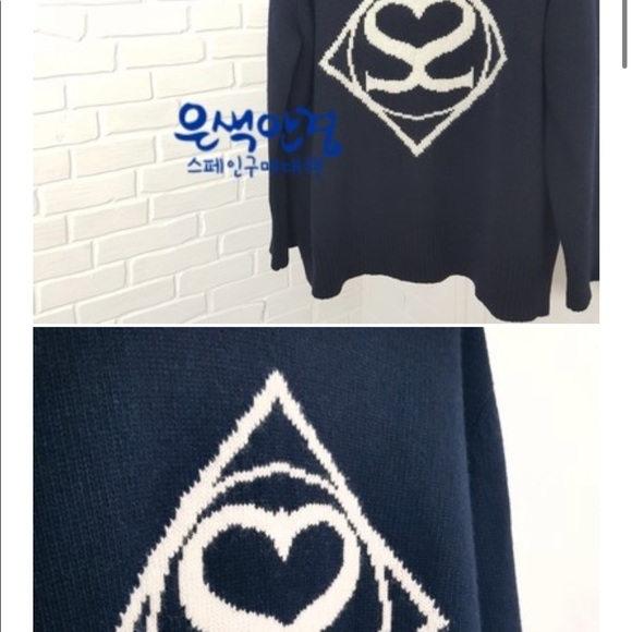 Sandro Navy Oversized Turtleneck - Picture 3 of 3